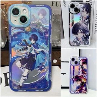 Wanderer phone case Genshin Impact Scaramouche Balladeer Custom Vision new protective case Kunikuzushi anime animation cell-phone protect case