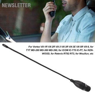 Newsletter เสาอากาศวิทยุมือถือ SMA ตัวผู้ 144/430MHz Dual Band 2 Way Radio Aerial สำหรับ Vertex VX‑1R VX‑2R VX‑3 VX‑8R VX‑800