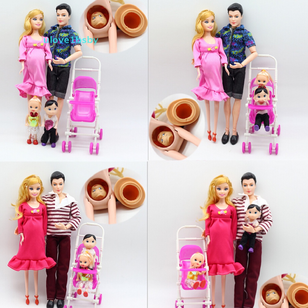 Ulove1bsby 6 ชิ้น/ล็อตตุ๊กตาครอบครัวการศึกษาตุ๊กตาตั้งครรภ์จริง Happy Family TH ราคา ถูกที่สุด ดีลบีเคเค แกลเลอรีภาพที่ 8
