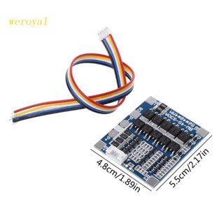 Weroyal 4S BMS 30A Li-ion 18650 PCB บอร์ดป้องกันลิเธียม 3.2V