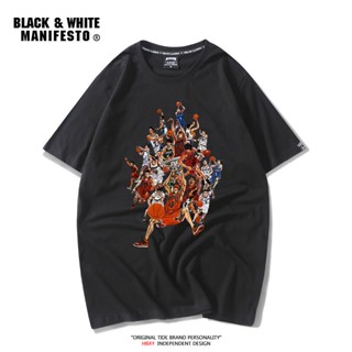 Slam Dunk National Competition Commemorative t-Shirt Sakuragi Flower Road Printed Basketball Short-Sleeved Mens Co_09