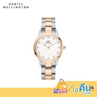 Daniel Wellington นาฬิกาข้อมือ Iconic Lumine White 32มม สีโรสโกลด์เงิน