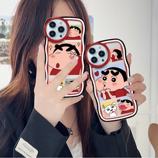 เคสโทรศัพท์มือถือแบบนิ่ม ใส ลายการ์ตูนชินจัง สําหรับ Realme C55 C30s C33 C15 C21 C12 C25 C2 C11 C20 C21Y C25Y C35 C17 3 5 5i 6 6i 7i 8 9 10 Narzo 20 20A 30A 50 50i 50A Prime เคส | St H122