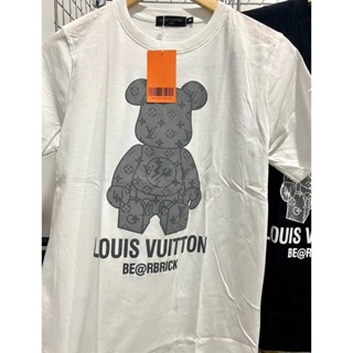 LV Bear Brick screen t-shirt เสื้อยืดงานสกรีนหมีลายหลุย XUBS_01