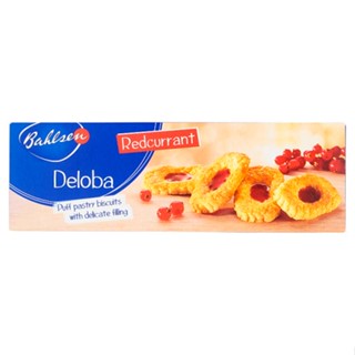 บาวเซ่นเดโลบาร์ DELOBA เรดเคอแรนต์ 100ก.BROUSENPUFF PASTRY BISCUITREDCORRANT100G