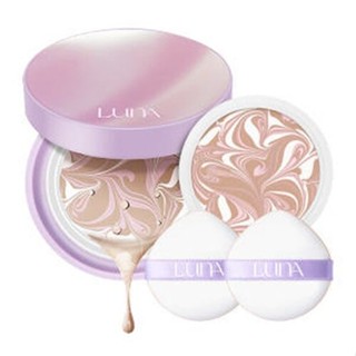 [LUNA] เอสเซ้นส์น้ํา FX Violet Aurora SPF 50 PA+++ 12.5 กรัม และรีฟิล 12.5 กรัม / ฐานรองเบาะ / มูลนิธิ เกาหลี