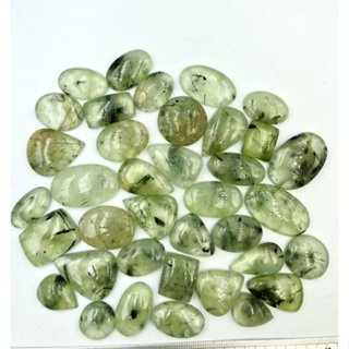 1 Pc Random Pick Natural prehnite Wholesale Price Stone Cabochons Handmade And hand polished for Making Jewelry