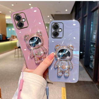 เคสซิลิโคน TPU ลายนักบินอวกาศ 6D พร้อมสายคล้อง สําหรับ Samsung Galaxy A04 A04S A04e Samsung A13 A23 A33 A53 A73 4G 5G