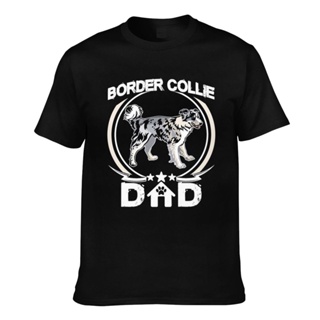 New Arrival Vintage Border Collie Dad Dog Owners Funny MenS T-Shirts Multi-Color Optional_04