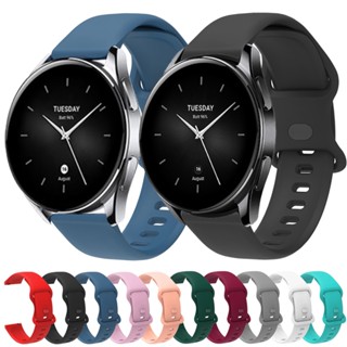 สายนาฬิกาข้อมือซิลิโคน 22 มม. สําหรับ Xiaomi Watch S2 46 มม. 42 มม. MI Watch S1 Pro