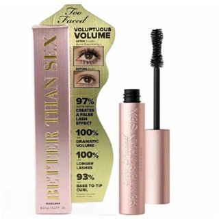 Too Faced Better than Sex Mascara 3.9g Eye Mascara Eye Makeup Waterproof and Long Lasting