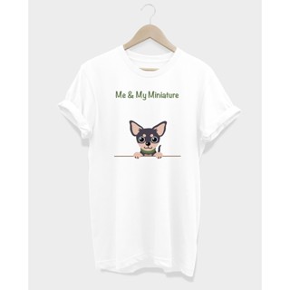 เสื้อยืดลายหมา มินิเจอร์ พินเชอร์ Me &amp; My Miniature_01