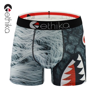 Ethika กางเกงชั้นใน ขาสั้น ระบายอากาศ แบบแห้งเร็ว สไตล์อเมริกัน แฟชั่นสําหรับผู้ชาย เหมาะกับการขี่จักรยาน มวย