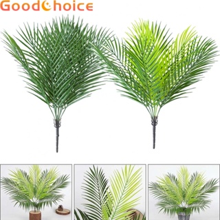 【Good】9 Heads Artificial Tropical Palm Leaves-Tree Fake Plants Bedroom Decorations【Ready Stock】