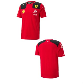 ใหม่ เสื้อยืดแขนสั้น แบบแห้งเร็ว สําหรับเด็กผู้ชาย 2023 F1