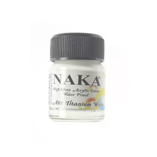 HOMEHAP NAKA สีอะคริลิค 15 มล. สีขาว สีอะคริลิค สี สีน้ำ