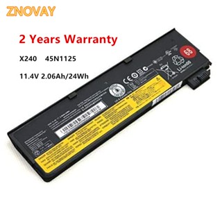 ZNOVAY 11.4V 2.06Ah 24Wh 45N1125 45N1126 45N1127ภายนอกแบตเตอรี่แล็ปท็อปสำหรับ Lenovo T440 T440S X240 45N1128 45N1129โน้ต