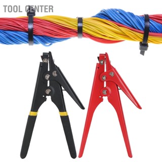 Tool Center ปืนผูกสายไนลอนแบบพกพาปรับความตึงพลาสติก Zip Tie เครื่องมือยึดและตัด