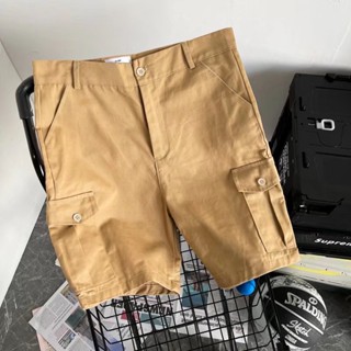 Hattongutto COD OOTD กางเกงขายาวลําลอง ขาห้าส่วน เอวสูง ทรงหลวม สไตล์ญี่ปุ่น แฟชั่นฤดูร้อน สําหรับผู้ชาย