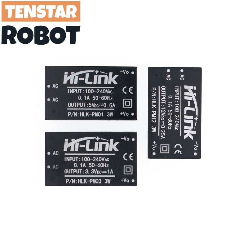 โมดูลสวิตช์พาวเวอร์ซัพพลาย ขนาดเล็ก HLK-PM01 HLK-PM03 HLK-PM12 HLK-5M05 HLK-5M03 HLK-5M12 AC-DC 220V