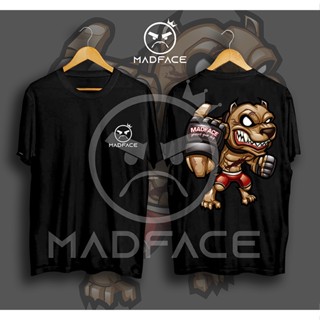 MAD FACE boxing dog S3 T-shirt 2022 new design fashion trend round neck T gift_02