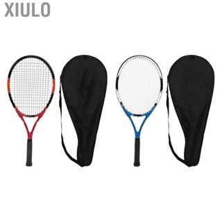 Xiulo Tennis Racket  Ultra Light PU Wrapped Handle Carbon Tennis Racket  for Recreation