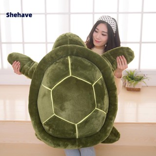 Shehave Turtle ตุ๊กตาการ์ตูนเต่าน่ารัก ตาโต สีเขียว ของเล่นสําหรับเด็ก