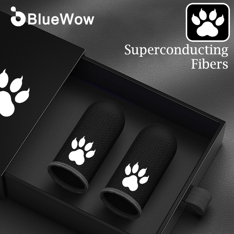 BlueWow Professional player Finger sleeves for Gaming High-end Product Mobile Phone Gaming Sweat-Proof Finger Cover Fingertip Gloves Game