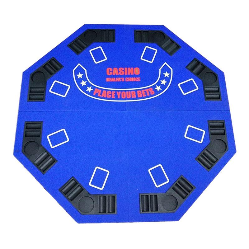 ห้องหมากรุกชิปเดสก์ท็อป Texas Holdem แบบพับได้ กลางแจ้งพิเศษ โต๊ะโป๊กเกอร์ Texas แบบพับได้