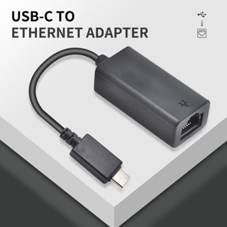 อะแดปเตอร์สายเคเบิลเครือข่ายอีเธอร์เน็ต USB 3.1 Type C thunderbolt 3 USB-C USB-C เป็น RJ45 สําหรับ apple