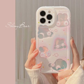 เคสโทรศัพท์มือถือ กันกระแทก ลายกระต่าย สีชมพู สําหรับ iPhone14 Apple 12 11 13pro max 14Pro 11Pro 12Pro