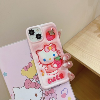 เคสซิลิโคน สำหรับ ไอโฟน iPhone 14 Pro Max iPhone 13 Pro Max iPhone 12 Pro Max iPhone 11 Cute Cartoon เฮลโหลคิตตี้ค่ะ Hello Kitty Silicone Case