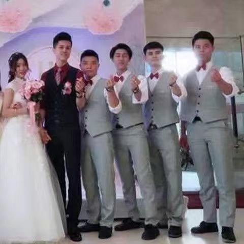 เสื้อแจ็กเก็ตสูทแขนกุด แบบเป็นทางการ สไตล์นักธุรกิจ สําหรับผู้ชาย - รูปที่ 6