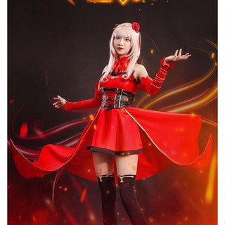 ชุดคอสเพลย์ Destiny takt op cosplay HSIU หนังเทียม แวววาว สําหรับงานราตรี