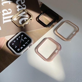 พร้อมส่ง เคสนาฬิกาข้อมือ อลูมิเนียม กันกระแทก สําหรับ apple watch8 1 2 3 4 5 6 7 SE iwatch S7