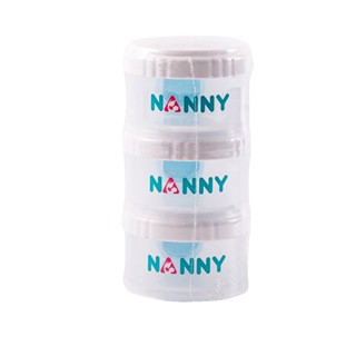 แนนนี่ ช่องแบ่งนม 3 ช่อง S3-N201NANNY POWDER CONTAINER 3 LAYER S3-N201