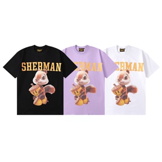 ขายดี พร้อมส่ง เสื้อยืดแขนสั้น พิมพ์ลาย DREVV HOUSE Justin Bieber Smiley Squirrel High Street FOG สําหรับผู้ชาย ผู้_01