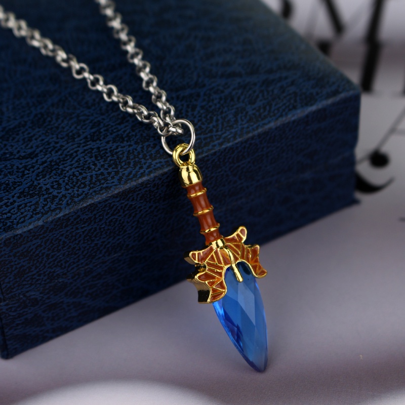 เครื่องประดับ สร้อยคอ จี้หิน Dota 2 Aghanim's Scepter 3 สี สีฟ้า สีแดง สีเขียว