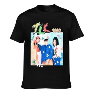 Vintage Shirts Women-Cross Colors Tlc 1992 Color Gears T-Shirt Tops Anime Clothes_03