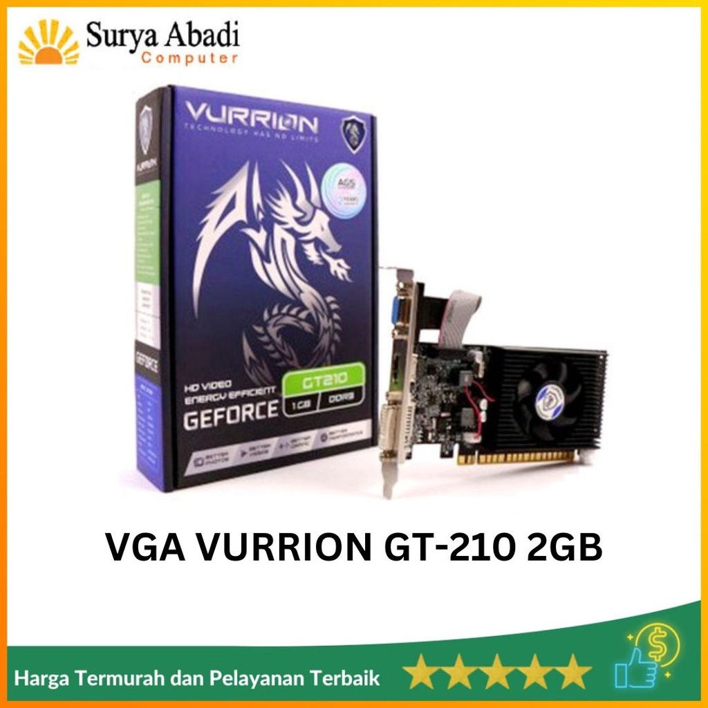 VGA VURRON GT 210 1GB DDR3 64Bit GAMING VGA | VGA GT-210 1GB VURRION