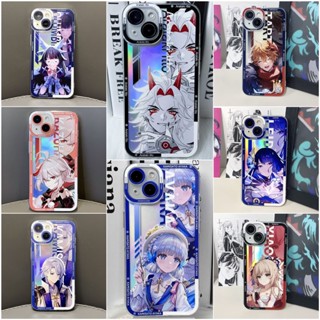 Genshin Impact mobile phone case Kamisato Ayaka Anime Tartaglia Childe Animation Raised Shogun Shadow Protective Case Sangonomiya Kokomi New Kazuha cell-phone protect Case Baizhu Customized Yae Miko Anti-fall Wanderer Columbina Damselette