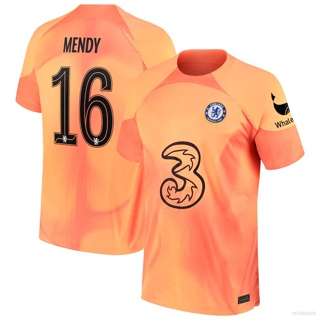 เสื้อยืด ลายทีมชาติฟุตบอล Chelsea Jersey Goalkeeper Mendy Estar 2022-2023 พลัสไซซ์ สําหรับผู้ชาย