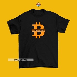 Daily Crypto BITCOIN is THE Way crypto currency cotton blend for men and women_05