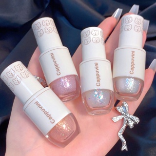 พร้อมส่ง อายแชโดว์ไฮไลท์ เนื้อลิขวิด ประกายมุก อายแชร์โดว์ แบบแท่ง สีสวย ติดทน กันน้ำ แต่งกลิตเตอร์ รูปหมี