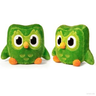 Ellen Duolingo Mascot Duo ตุ๊กตานกฮูก ของเล่นสําหรับเด็ก ตกแต่งบ้าน เก็บสะสม