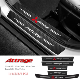 สติกเกอร์ กันน้ํา ป้องกันรอยขีดข่วน สําหรับติดตกแต่งรถยนต์ Mitsubishi Attrage