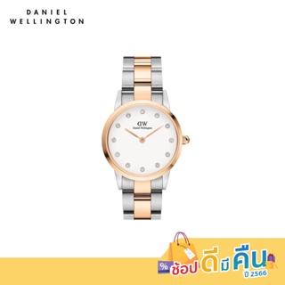 Daniel Wellington นาฬิกาข้อมือ Iconic Lumine White 28มม สีโรสโกลด์เงิน