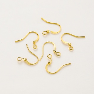 St.kunkka ต่างหูตะขอ ทองแท้ 18K 17 * 19 มม. ไม่จางหาย 20 ชิ้…