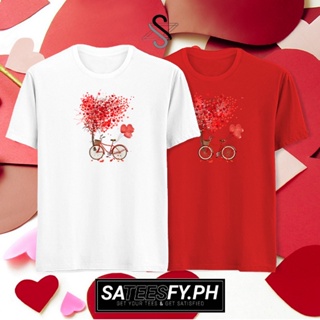 【2023】VALENTINES DAY 12 TSHIRT COTTON  ROUND NECK XS TO XXL UNISEX ASIA SIZE 7COLORS_05