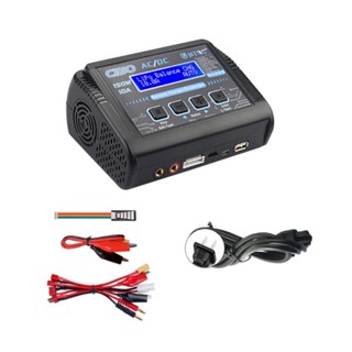 Rr HTRC LiPo ที่ชาร์จแบตเตอรี่ C150 150W 10A หน้าจอ LCD สําหรับ LiPo LiHV LiFe Lilon NiCd NiMh Pb